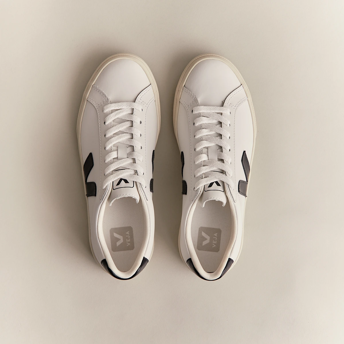 ESPLAR LEATHER WHITE BLACK