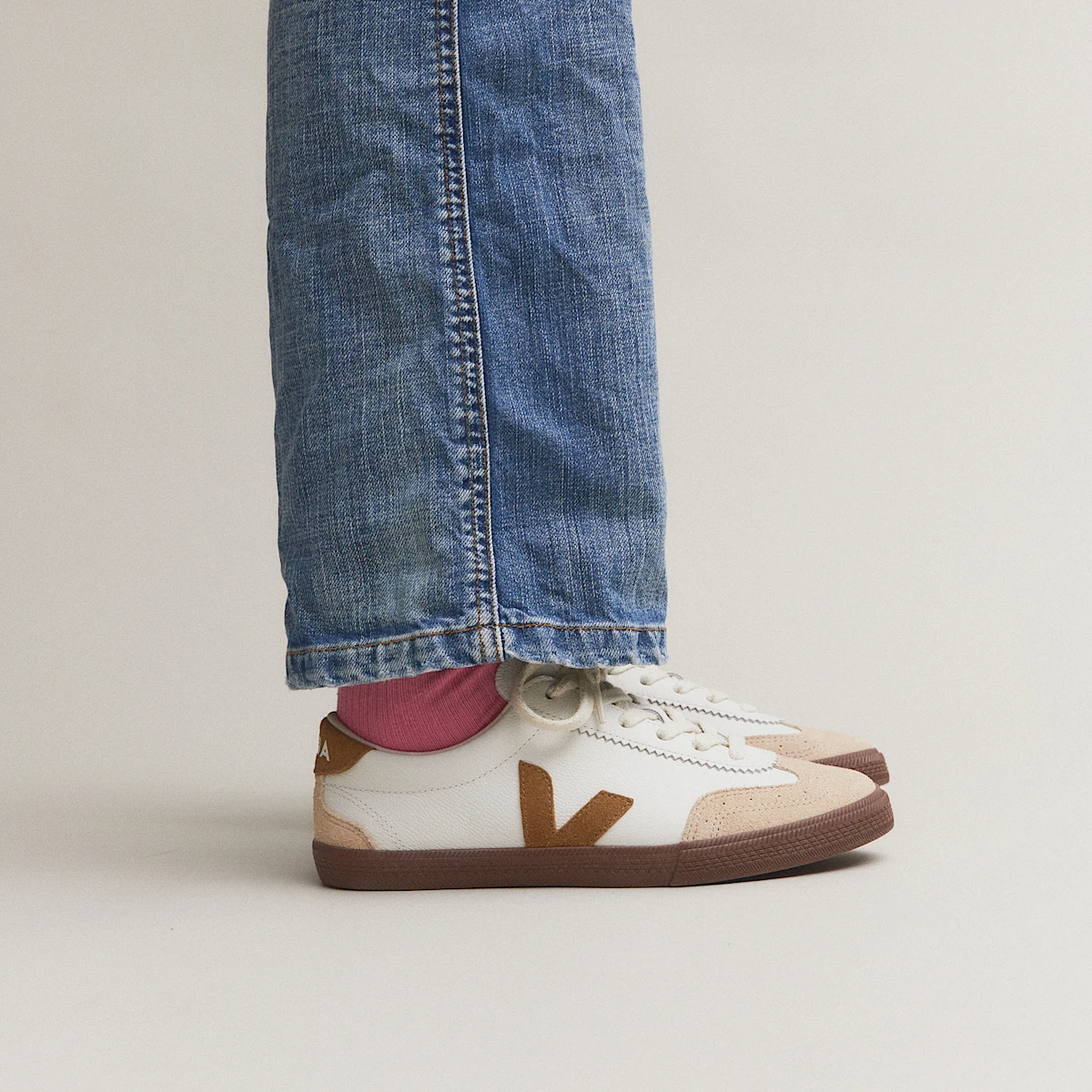 VOLLEY LEATHER WHITE TENT BARK 4 VOLLEY LEATHER WHITE TENT BARK