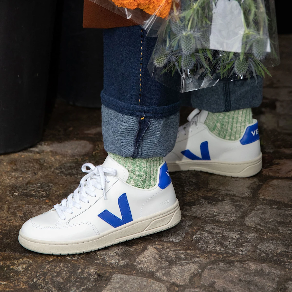 V-12 LEATHER WHITE PAROS 4 V-12 LEATHER WHITE PAROS