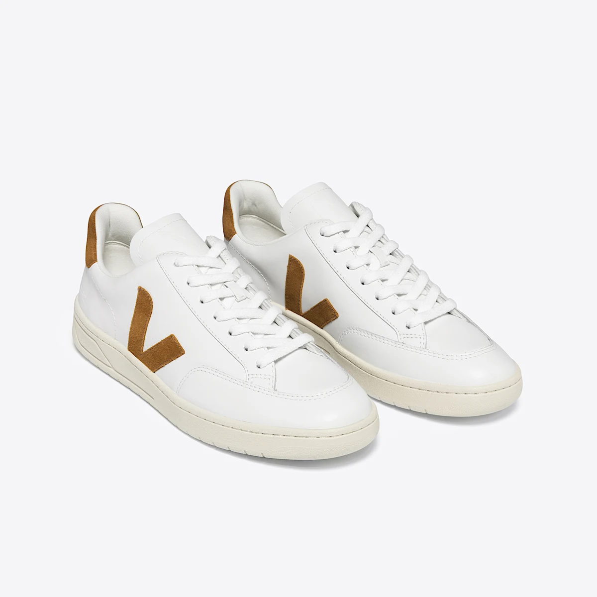 V-12 LEATHER WHITE CAMEL