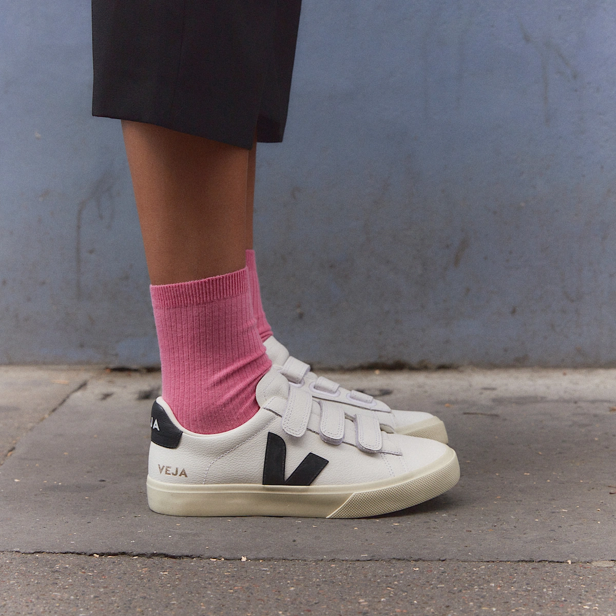 RECIFE LEATHER WHITE BLACK