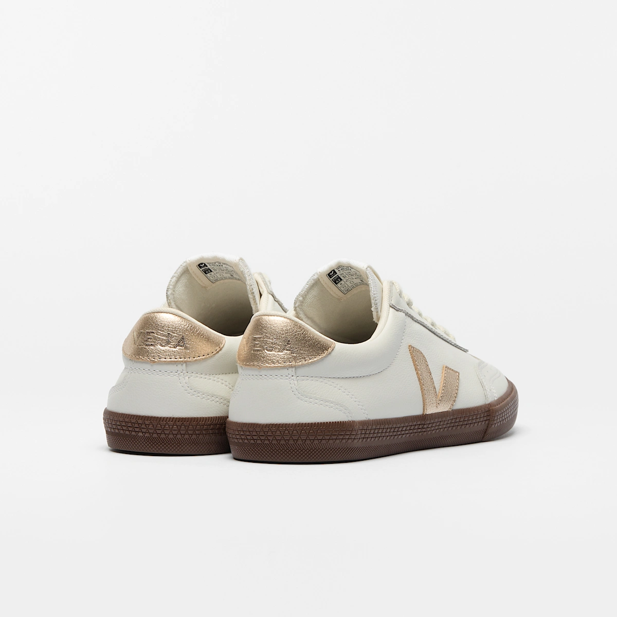 VOLLEY LEATHER WHITE PLATINE BARK 3 VOLLEY LEATHER WHITE PLATINE BARK