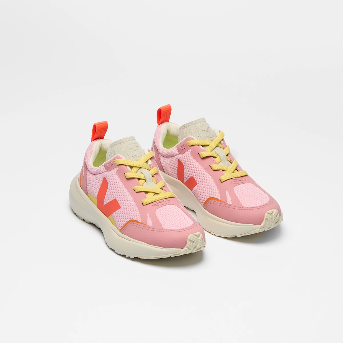 CANARY ELASTIC LACES ALVEOMESH GUIMAUVE ORANGE FLUO MARY