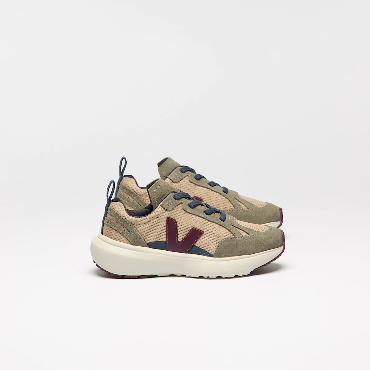 CANARY ELASTIC LACES ALVEOMESH VEJA X BONPOINT SAHARA AMARANTE