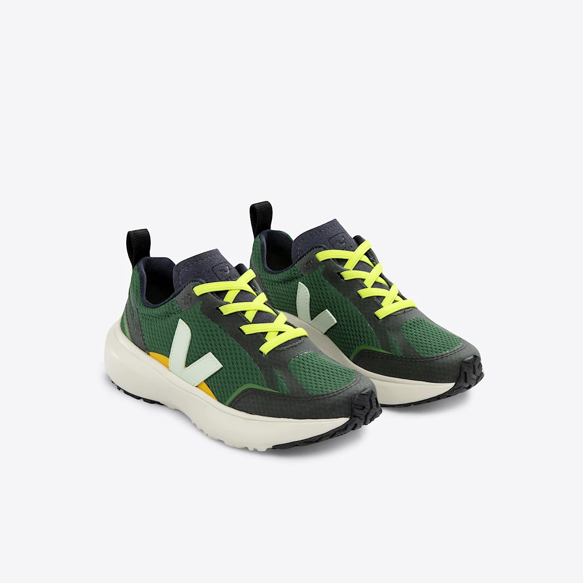 CANARY ELASTIC LACES ALVEOMESH POKER JADE