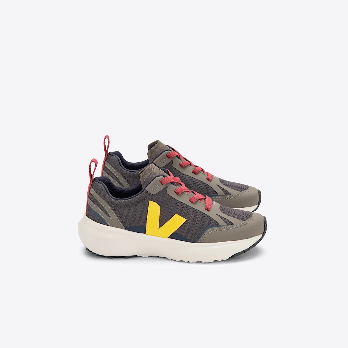 CANARY ELASTIC LACES ALVEOMESH GRAFITE TONIC