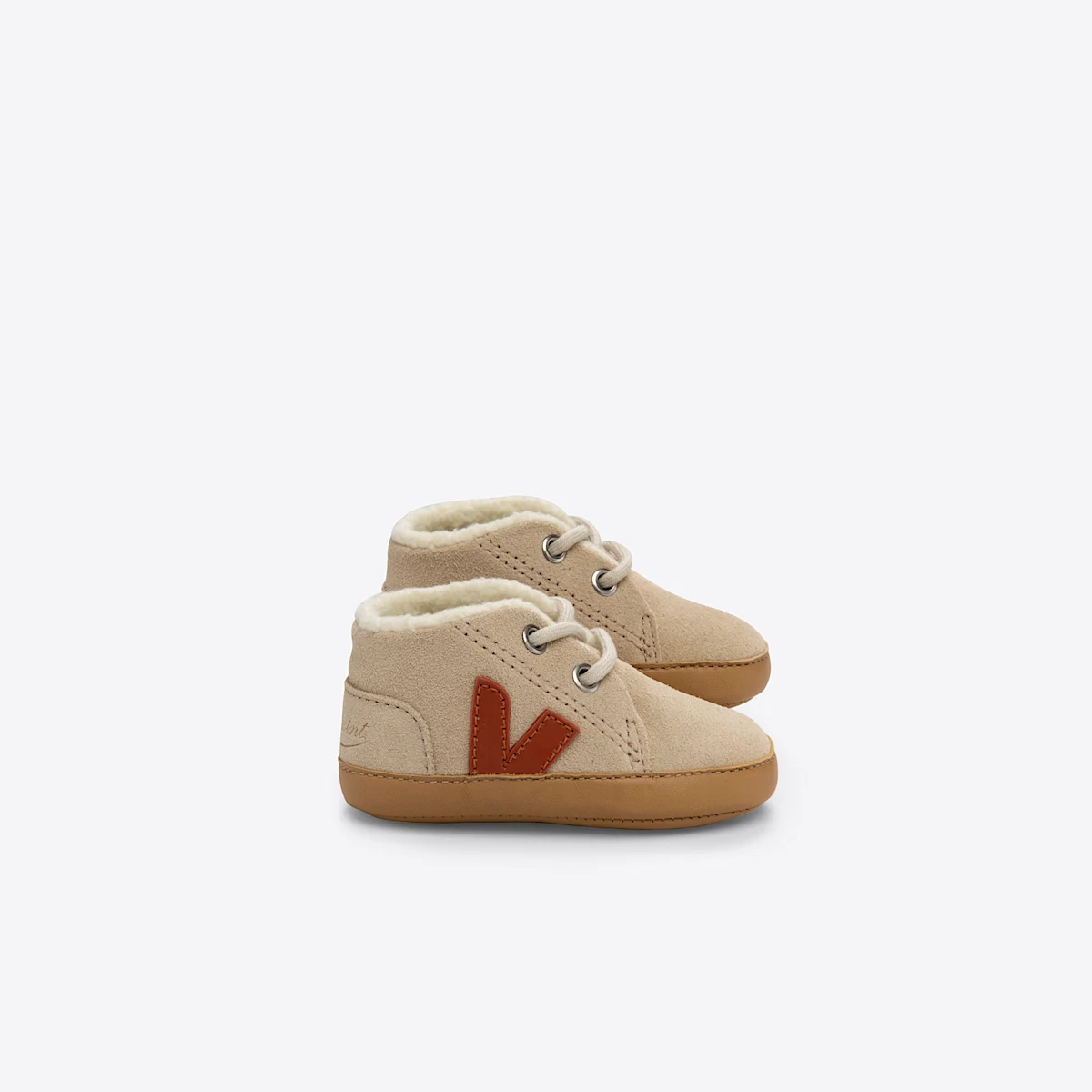 BABY WINTER SUEDE VEJA X BONPOINT ALMOND CANYON