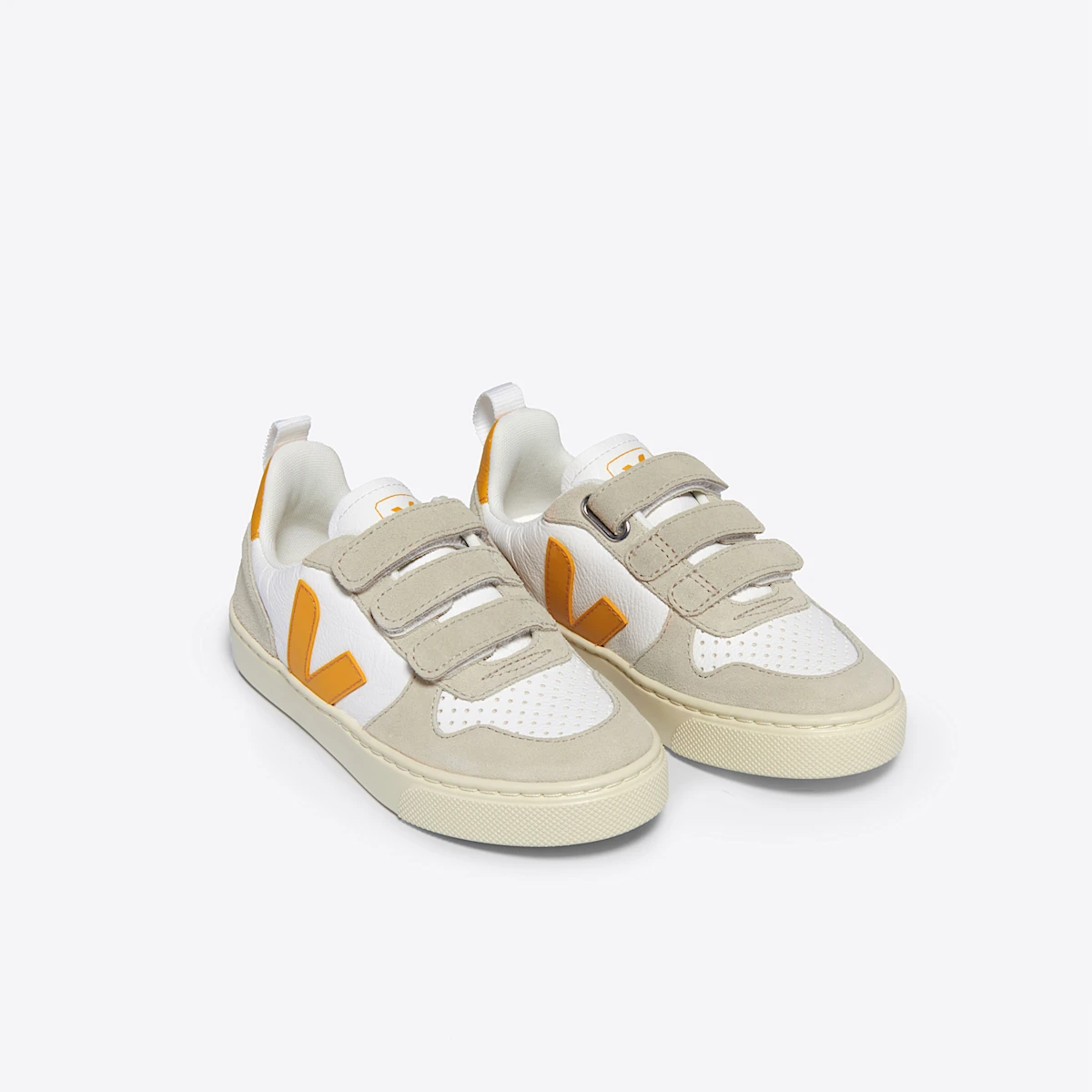 V-10 LEATHER WHITE OURO